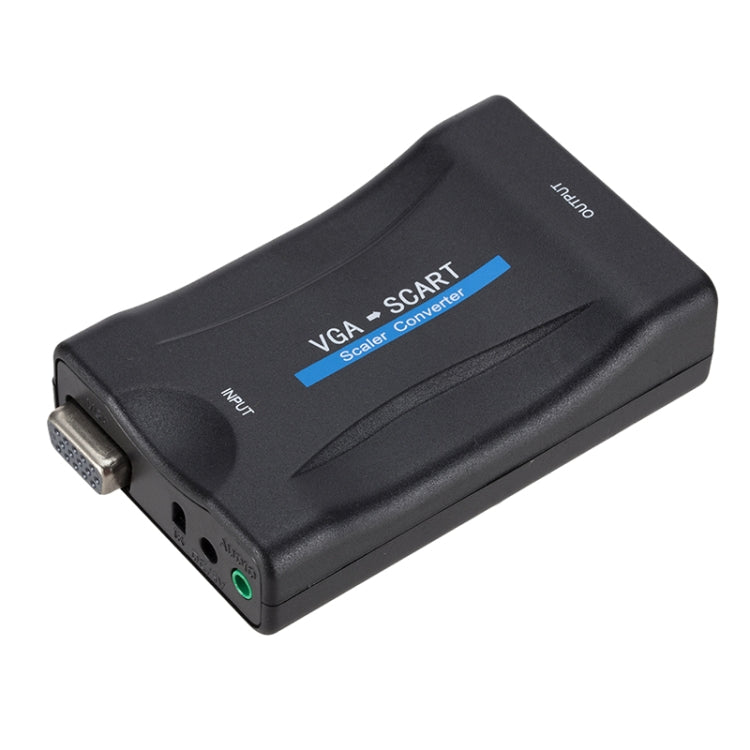 Adattatore convertitore audio video 1080P da VGA a SCART, VGA to SCART Adattatore convertitore audio video 1080P da VGA a SCART, VGA to SCART